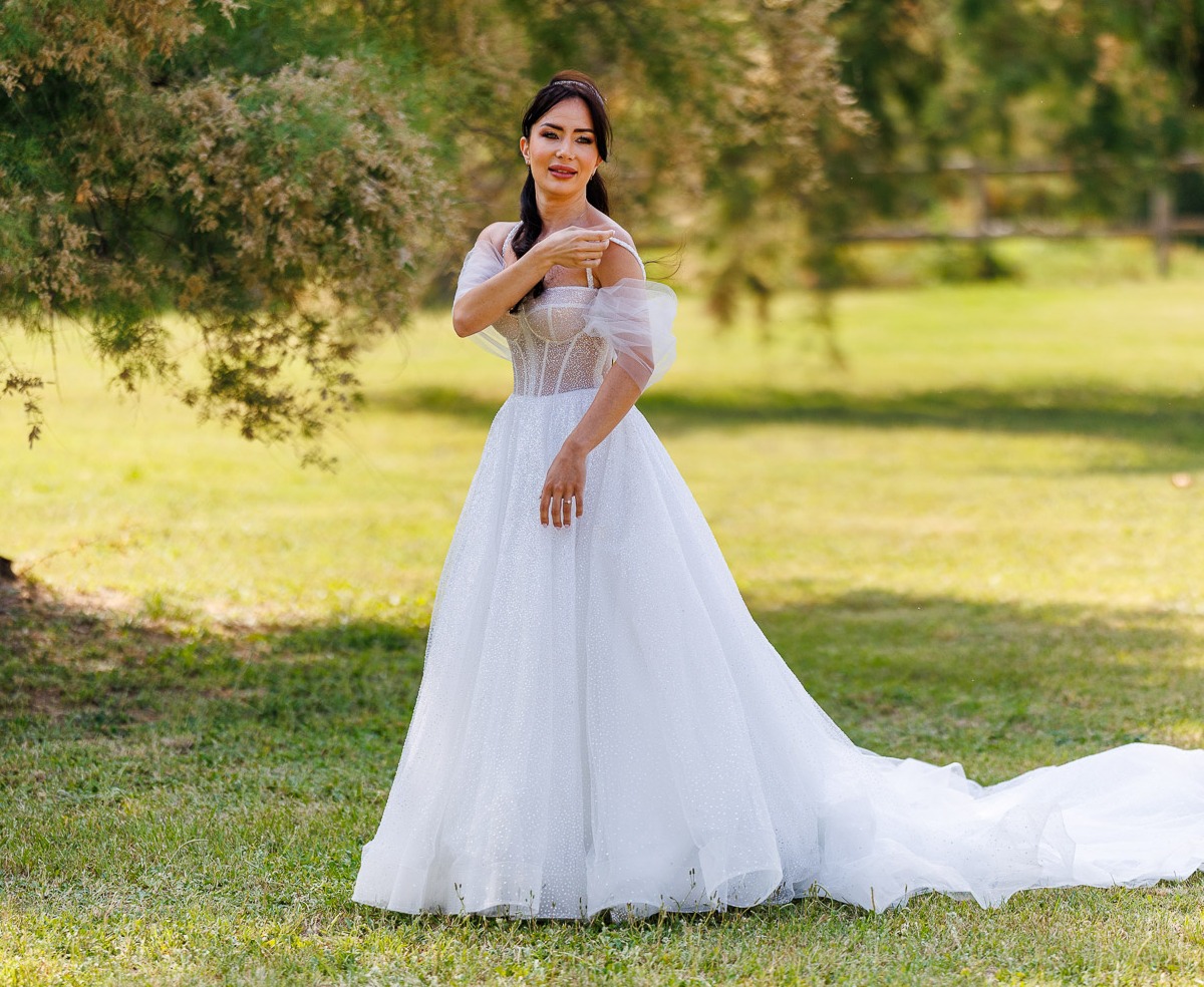 Photo de la mariée et de sa robe